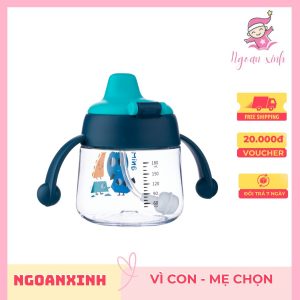 Bình tập uống núm mỏ vịt Animo 180ml