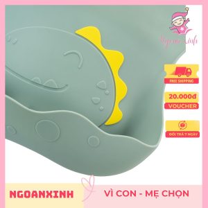 Yếm ăn dặm silicone Bebear