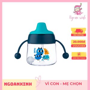 Bình tập uống núm mỏ vịt Animo 180ml