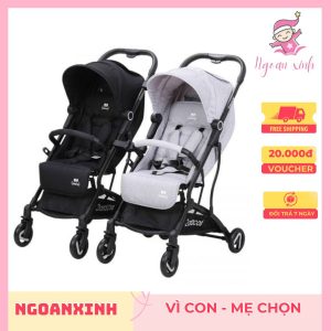 Xe đẩy gấp gọn song sinh cho bé - Ngoan Xinh